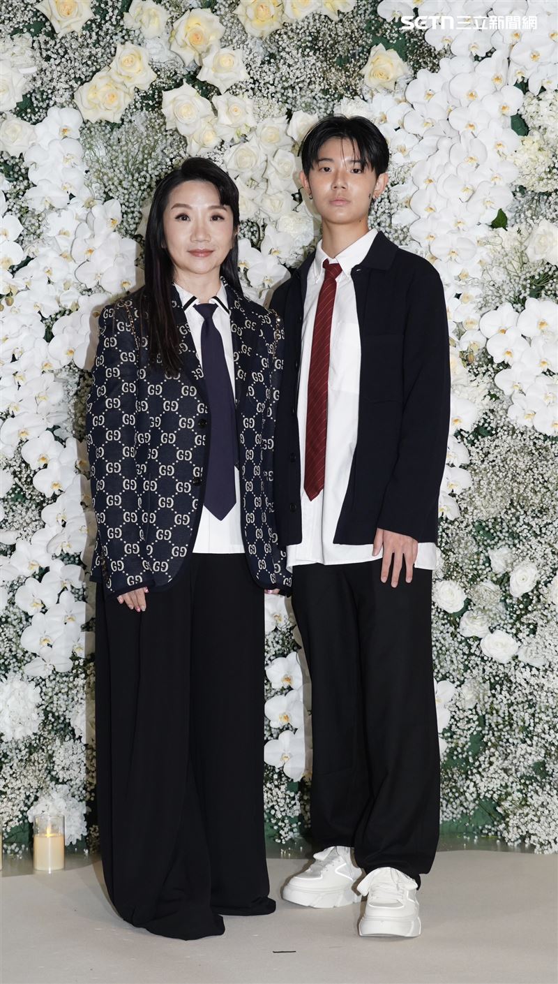 陶晶瑩帶女兒荳荳出席婚禮。（圖／記者鄭孟晃、趙于瑩攝影）