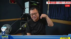 無預警告別19年節目！陳揮文《飛碟晚餐》突收攤，傳與批評國民黨新任主席鄭麗文有關。(圖/翻攝飛碟晚餐)