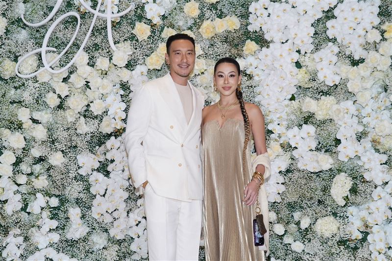 王陽明、蔡詩芸夫妻一同出席。（圖／記者鄭孟晃、趙于瑩攝影）