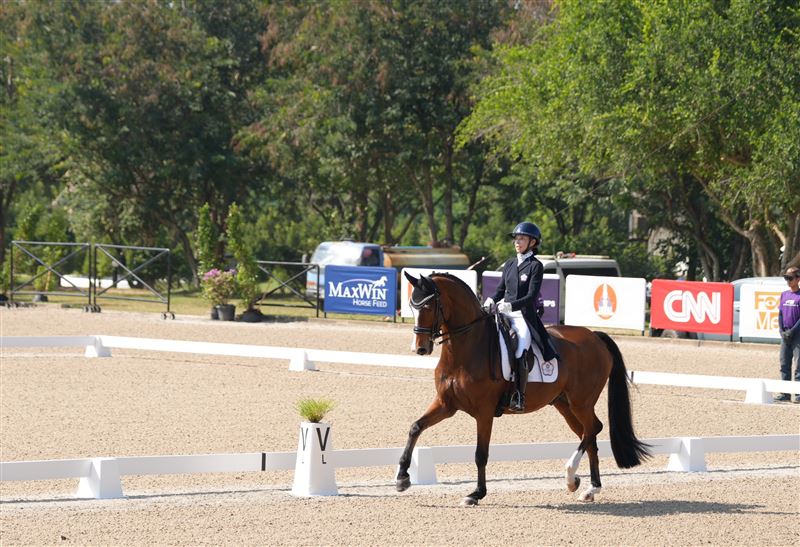 中華隊馬術國手陳怡如，還有個特殊身份是上市公司總經理。（圖／奧比懷登公關提供）