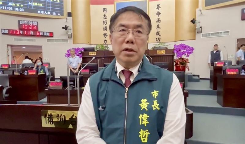 案發後，台南市長黃偉哲曾表示，此風不可長，此行為恐會造成國家秩序大亂，一切交由司法處置。（圖／翻攝畫面）