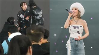 濱崎步上海演唱會遭取消、大槻真希被中國工作人員趕下台。（圖／讀者提供、翻攝自Threads）