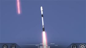 SpaceX獵鷹九號火箭載運齊柏林衛星升空。（圖／國家太空中心TASA提供）