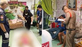 死者倒臥客廳現場，初步未見外傷，但死因仍待法醫確認。（翻攝自MS News）