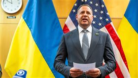 葉爾馬克不只是烏方對美談判核心，也是總統澤倫斯基的重要心腹。（圖／美聯社／達志影像）