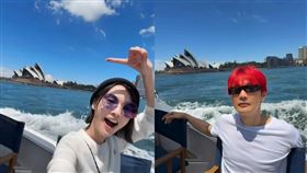 楊丞琳愛相隨，陪老公李榮浩到澳洲演出。（圖／翻攝自小紅書）