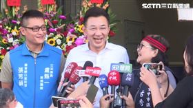 楊瓊瓔宣布選台中市長稱姊弟一起努力，江啟臣笑：我姐姐好多喔（圖／翻攝畫面）