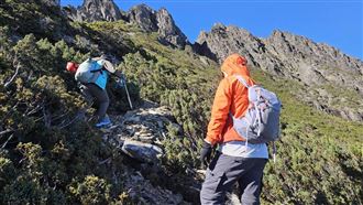 退休校長,玉山,失聯,搜救（圖／翻攝畫面）