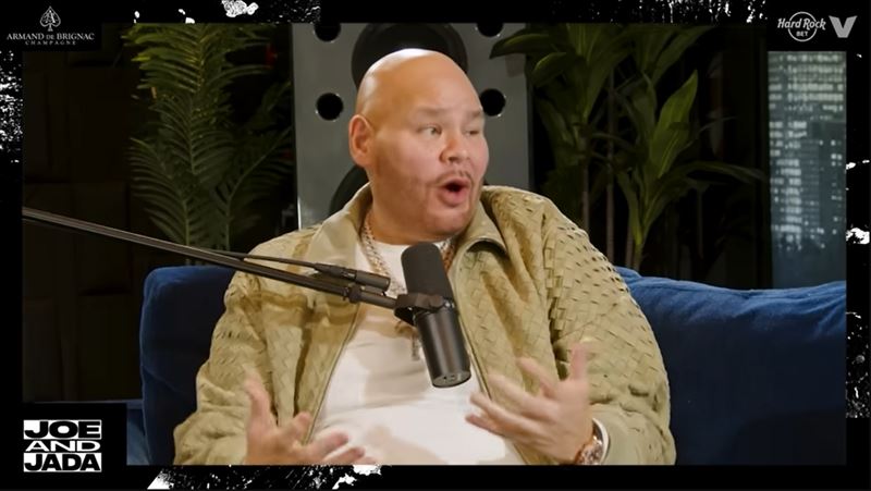 主持人Fat Joe搬出數據打臉史密斯，強調大谷在關鍵時刻投打兩端的宰制力。（圖／翻攝《Joe and Jada》YT頻道）