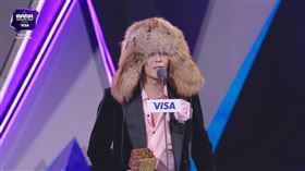 GD在MAMA頒獎典禮上獲得最佳最佳男子個人舞蹈表演。（圖／翻攝自Mnet Plus）
