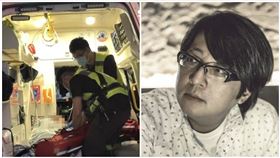 袁惟仁送醫，有馬賽克版（圖／記者王浩源攝影）