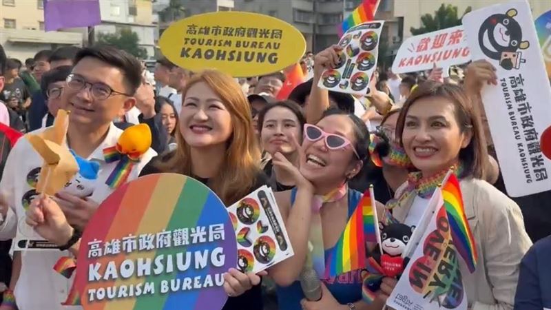 高雄同志大遊行　角逐市長4綠委齊踩街