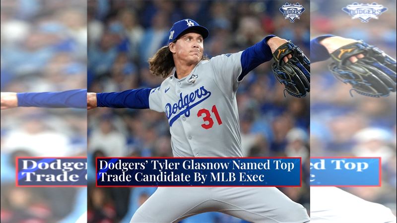 道奇休賽季恐用強投葛拉斯諾（Tyler Glasnow）當作交易籌碼。（圖／翻攝自X平台@DodgersNation）