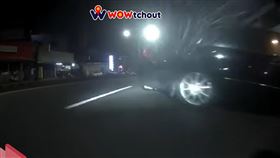 台南,永康區,肇事逃逸,毒品,機車騎士,追撞,車禍。（圖／翻攝WoWtchout - 地圖型行車影像分享平台）