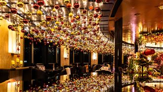 自2023年推出以來即成為超人氣打卡熱點的李白居「Dream Bar」夢幻回歸！（圖／台北遠東香格里拉提供） 