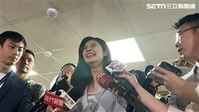 國民黨主席鄭麗文出席台北黨慶受訪（圖／記者詹宜庭攝影）