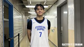 台灣男籃後衛游艾喆。（圖／記者蔡厚瑄攝影）