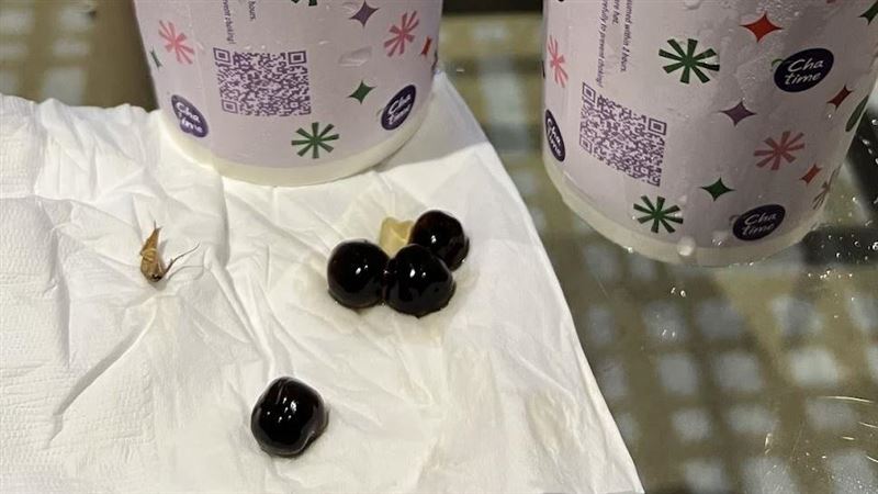 珍奶吸出蟑螂他反胃狂吐 日出茶太回應了