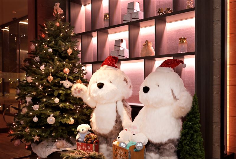 礁溪寒沐人氣吉祥物沐醬與沐沐醬。（圖／飯店旅宿業者提供）