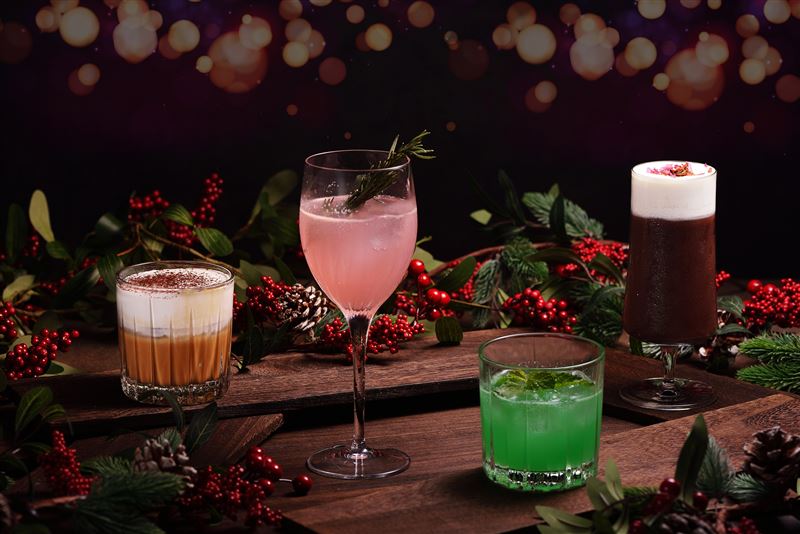 礁溪寒沐酒店MU BAR聖誕節調飲。（圖／飯店旅宿業者提供）