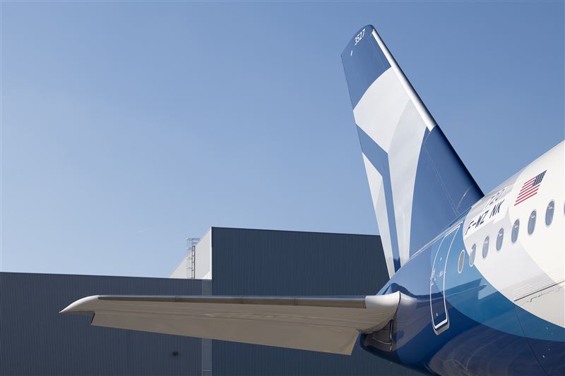 達美航空百年紀念塗裝機尾設計。（圖／旅宿業者提供）