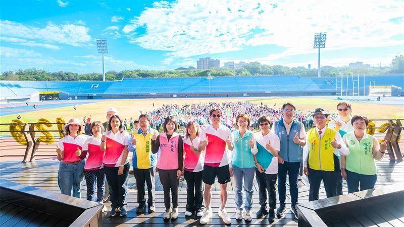 彰基體系129週年院慶運動大會在彰化縣立體育場盛大登場。（圖／彰基提供）