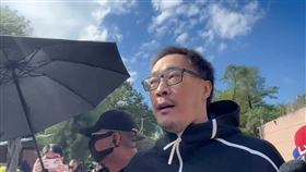 「宅神」朱學恒今天服刑期滿出獄。（圖／翻攝畫面）