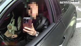 北市曾男開保時捷酒駕違規遭攔查，反過來要求警方出示證件。（圖／翻攝畫面）