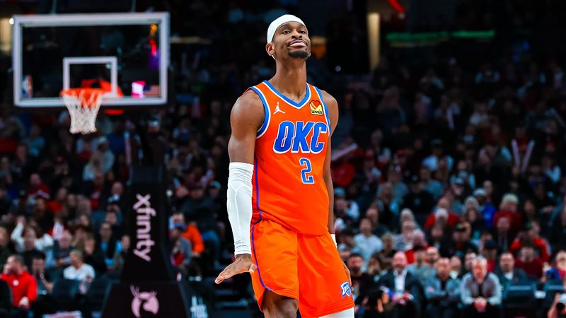 雷霆一哥亞歷山大（Shai Gilgeous-Alexander）。（圖／翻攝自X平台 @okcthunder）