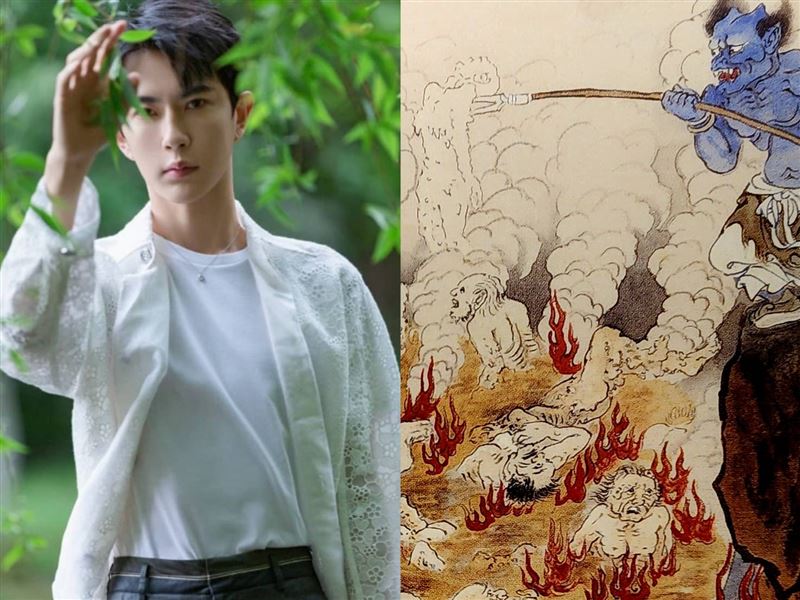 全台唯一炸油鍋！于朦朧17惡人慘了，粉絲寫下17位嫌疑人名單，請求城隍爺將他們「炸」起來為于朦朧申冤。（圖／翻攝自IG @alanyu0615、翻攝自《因果圖鑑》）