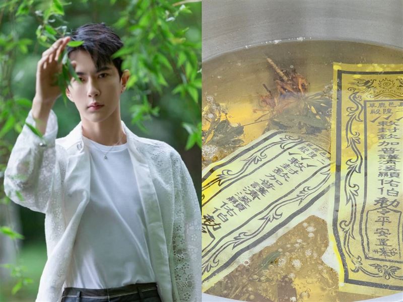 全台唯一炸油鍋！于朦朧17惡人慘了，粉絲寫下17位嫌疑人名單，請求城隍爺將他們「炸」起來為于朦朧申冤。（圖／記者鍾志鵬攝影、翻攝自IG @alanyu0615）