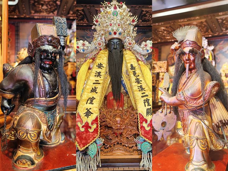 全台唯一炸油鍋！于朦朧17惡人慘了，粉絲寫下17位嫌疑人名單，請求城隍爺將他們「炸」起來為于朦朧申冤。（圖／記者鍾志鵬攝影）