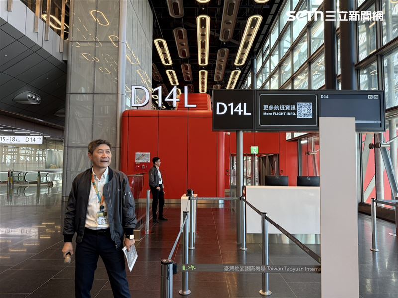 D14L登機口。（圖／記者李育道攝影）