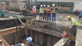 淡水,停水,淡北道路。（圖／工務局提供）