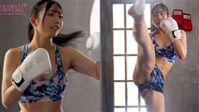 永瀨美優是拳擊格鬥競選手，曾在日本全國的運動大會出場比賽，近期出道成為AV女優。（圖／翻攝自Ｘ）