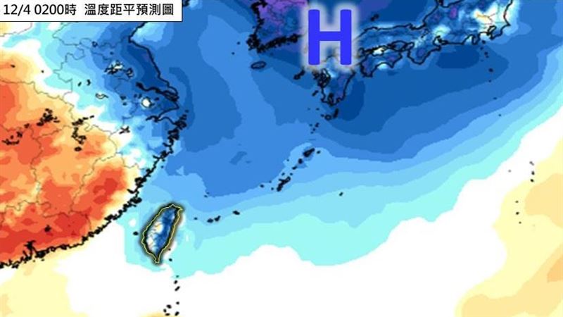 入冬第1波冷空氣來襲探14°C！高山恐飄雪