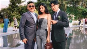 夏天倫（左）和黃廉盈（中）過去經常一同出席時尚場合。右為唐禹哲。（翻攝自黃廉盈IG）