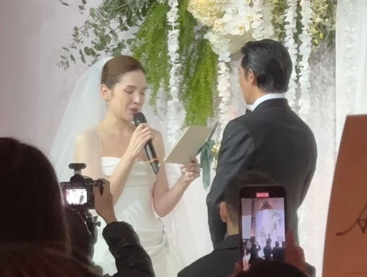 邱澤許瑋甯結婚誓詞催淚動人，心理學家林萃芬：這是「雙向奔赴彼此」的愛情典範。（圖／翻攝自《LOUIS’S attitude》 YT）