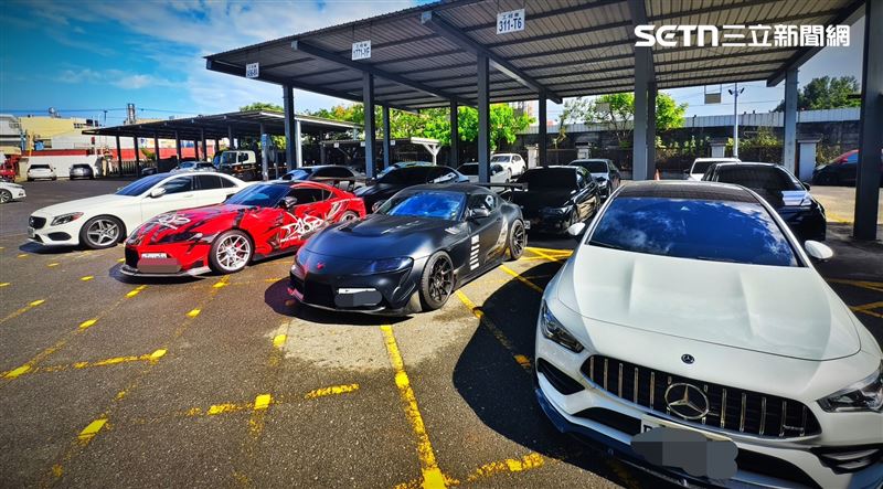 雲林縣警局與雲林地檢署聯手發動「斬車專案」，兵分21路查扣21輛改裝車。（圖／翻攝畫面）