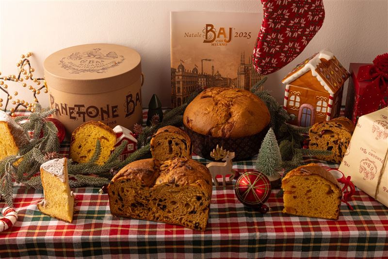 BAJ 1768 Milano潘妮朵尼耶誕糕，全台限量1,000份，錯過等明年。（圖／品牌業者提供）