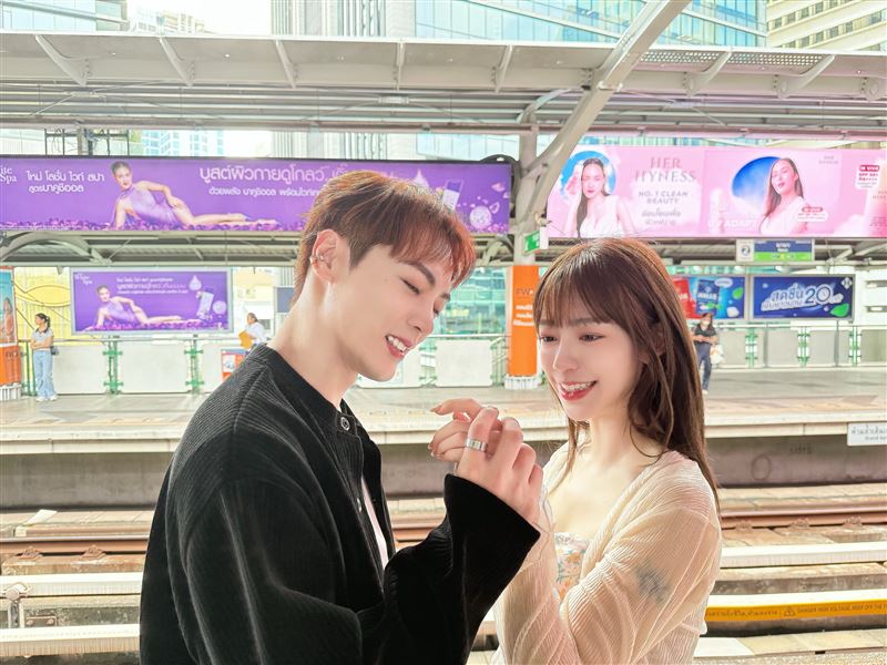 古曜威與陳天仁赴泰拍MV。（圖／單純夢想提供）