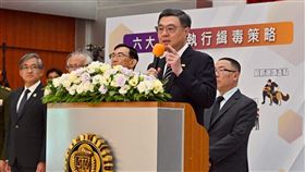 行政院長卓榮泰今(2)日出席114年「第13波安居緝毒暨重大毒品案件」成果記者會。（圖／行政院提供）