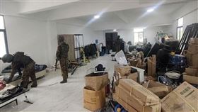 緬甸軍方對KK園區進行突襲。（圖／美聯社／達志影像）