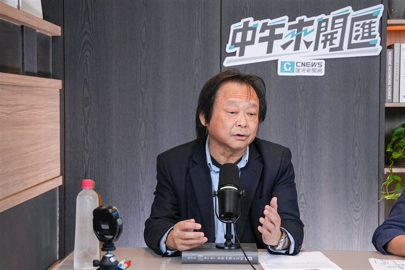 民進黨立委王世堅接受直播節目《中午來開匯》專訪（圖／CNEWS匯流新聞網《中午來開匯》提供）