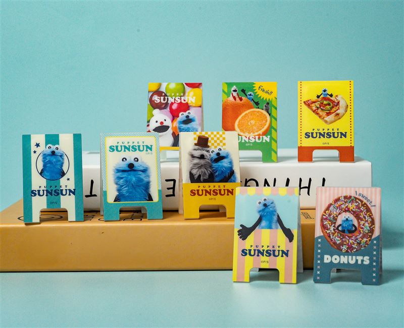 帕比順順PUPPET SUNSUN招牌留言夾。（圖／主辦單位提供）