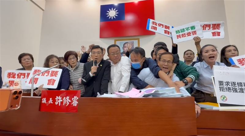 新竹市議會,預算,霸佔,議員（圖／翻攝畫面）