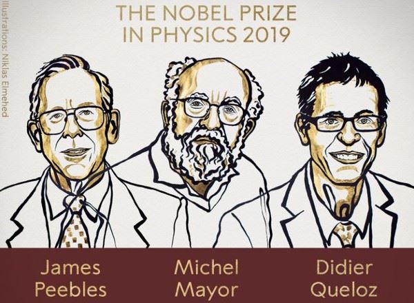 2019年諾貝爾物理學獎得主，系外行星之父迪迪埃・奎洛茲（Didier Queloz）快閃台北。大讚台灣紀錄片《野性濕地》拍出守護地球的力量。（圖／翻攝自《諾貝爾獎》官網）