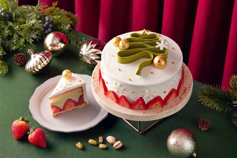台北寒舍艾美酒店DRIP &amp; DOUGH聖誕蛋糕。（圖／飯店旅宿業者提供）