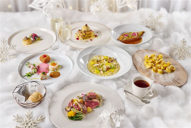 台北美福大飯店GMT義大利餐廳聖誕套餐。（圖／飯店旅宿業者提供）