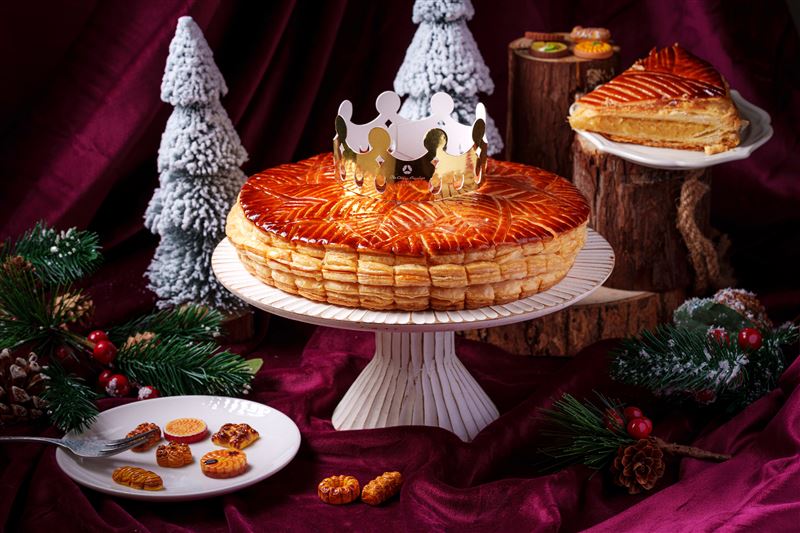 大倉久和大飯店法式經典「國王派」，用傳統儀式迎接新年好運。（圖／飯店旅宿業者提供）